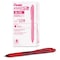 Pentel EnerGel-X Gel Pen, Retractable, Bold 1 mm, Red Ink, Translucent Red Barrel, 12PK BL110-B - alternate 2
